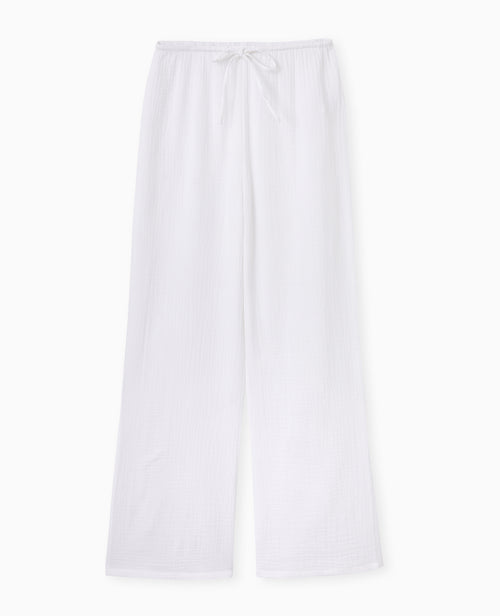 Pantalon large en gaze de coton - PIMKIE - 4