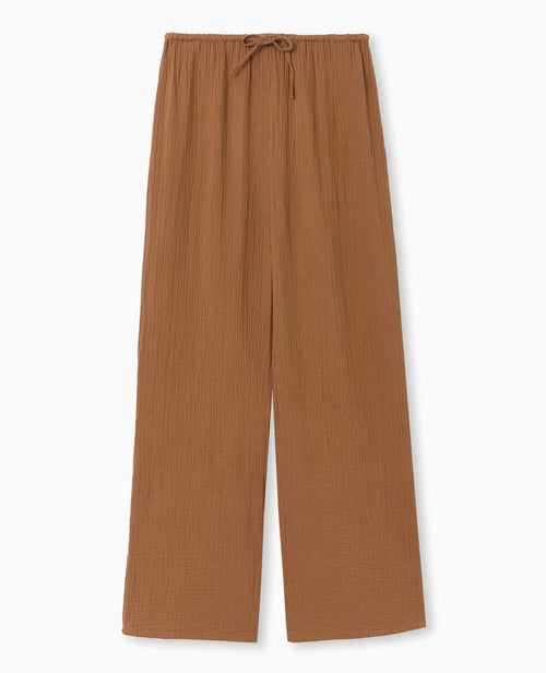 Pantalon large en gaze de coton - PIMKIE - 4