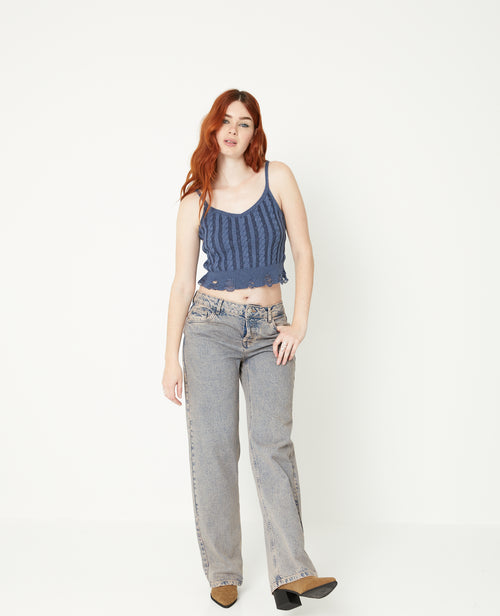 Jean wide taille basse - PIMKIE - 3