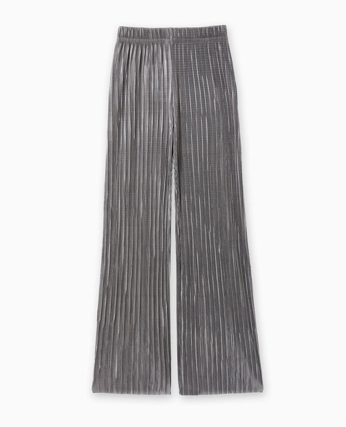 Pantalon large en tissu plissé et satiné - PIMKIE - 4