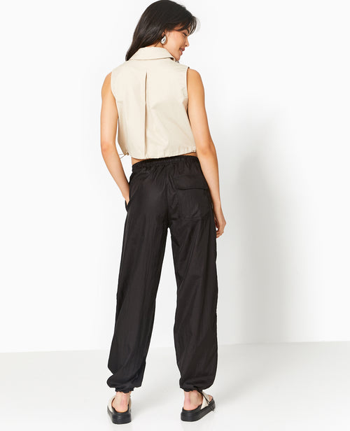 Pantalon parachute avec liens élastiqués - PIMKIE - 6