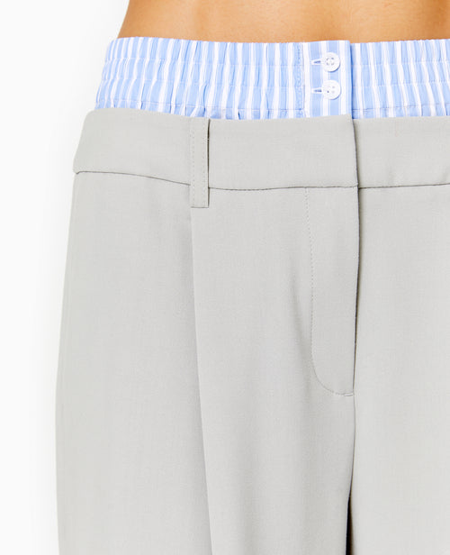 Pantalon large avec effet caleçon apparent - PIMKIE - 2