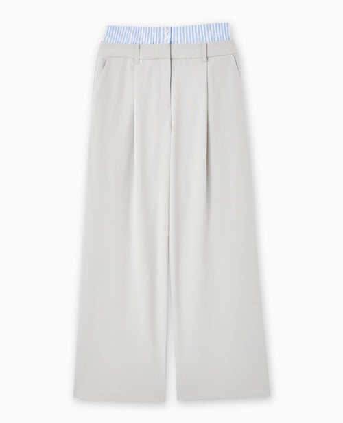 Pantalon large avec effet caleçon apparent - PIMKIE - 3