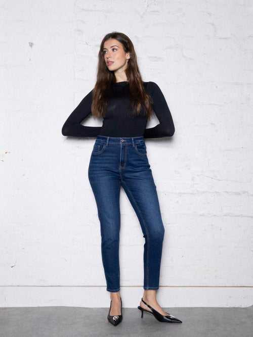 J20-1 / Jean skinny taille haute - PIMKIE - 1