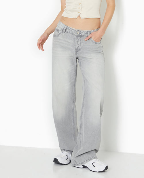 Jean wide taille basse - PIMKIE - 1