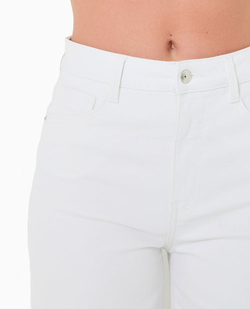 J71-1 / Jean wide taille haute bas coupés - PIMKIE - 3