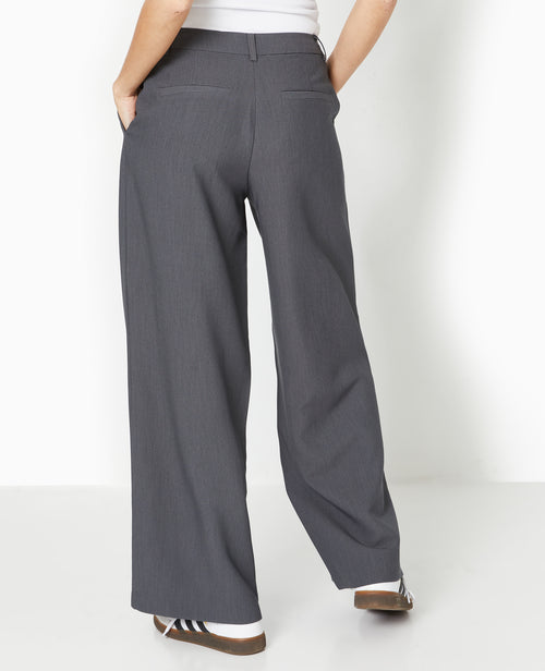 Pantalon large et droit avec pinces - PIMKIE - 6