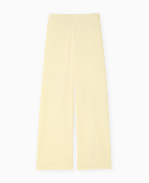 Pantalon large et fluide en tissu effet froissé - PIMKIE - 4