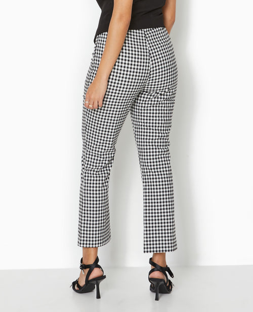 Pantalon 7/8 motif vichy - PIMKIE - 5