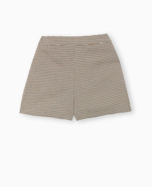 Short city taille ultra haute motif pied-de-poule - PIMKIE - 4