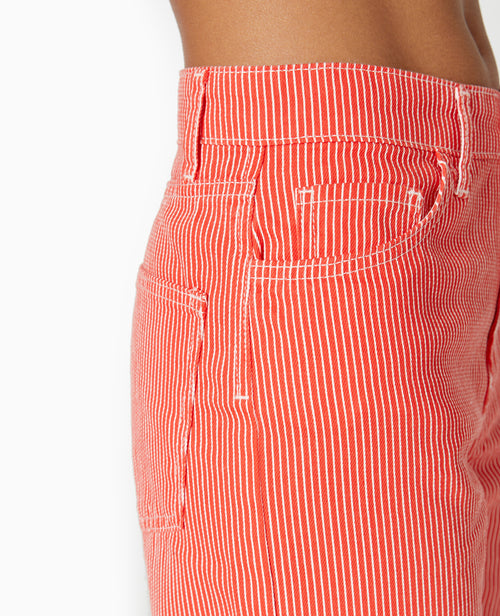 Jean rayé droit taille haute - PIMKIE - 3