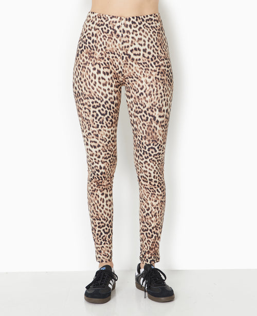 Legging en maille extensible motif léopard - PIMKIE - 2