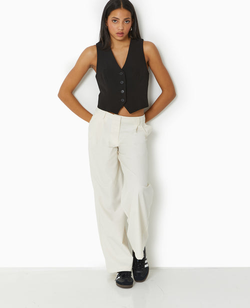 Pantalon city large et droit - PIMKIE - 1