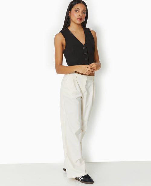 Pantalon city large et droit - PIMKIE - 2