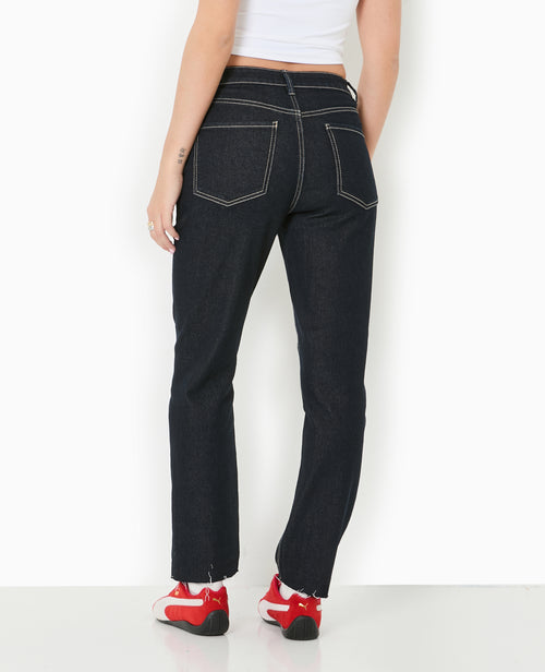 Jean droit taille regular avec bas coupés - PIMKIE - 6