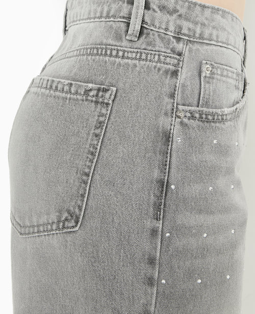 Jean straight avec strass - PIMKIE - 8