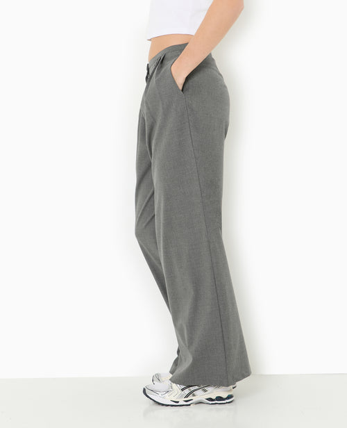 Pantalon large et droit avec pinces - PIMKIE - 2