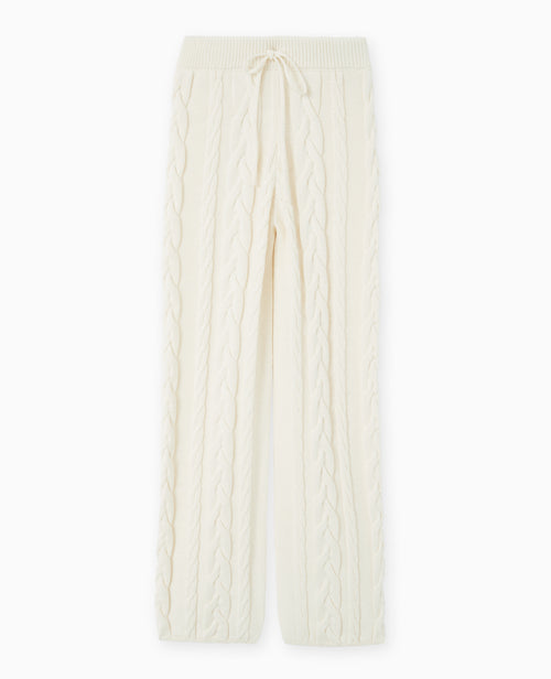 Pantalon droit en maille torsadée - PIMKIE - 4