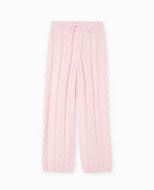 Pantalon droit en maille torsadée - PIMKIE - 4