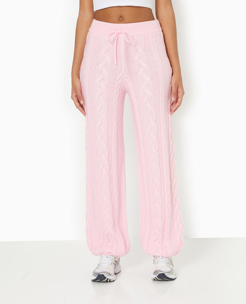 Pantalon droit en maille torsadée - PIMKIE - 5