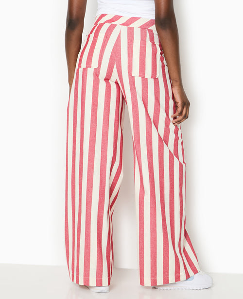 Pantalon droit avec larges rayures - PIMKIE - 6