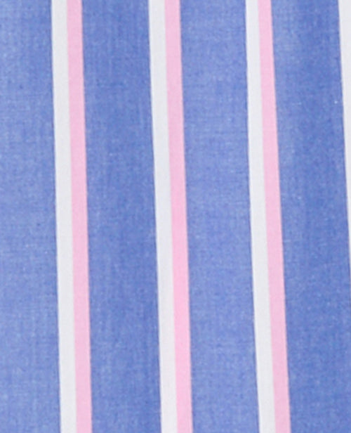 Pantalon rayé esprit pyjama d