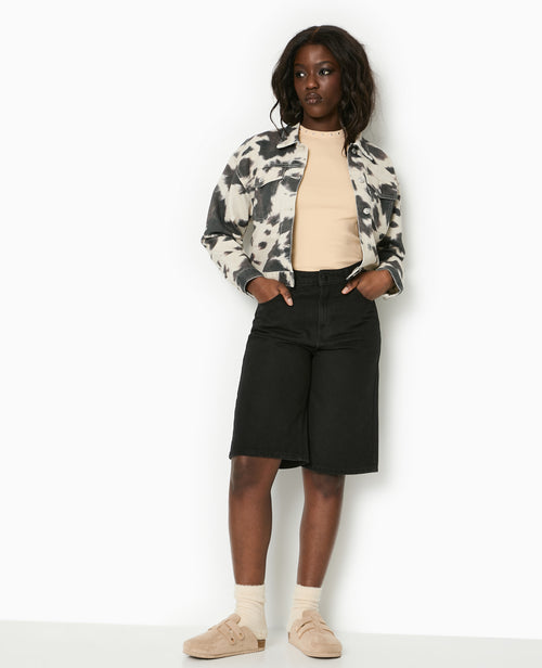 Bermuda large en jean - PIMKIE - 1