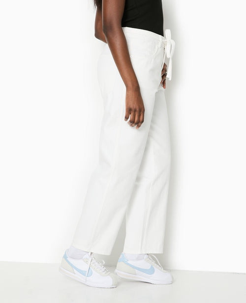 Jean baggy taille basse avec ceinture à nouer - PIMKIE - 2