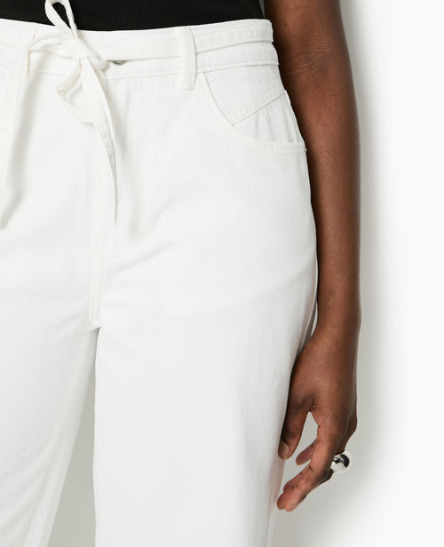 Jean baggy taille basse avec ceinture à nouer - PIMKIE - 3