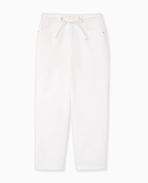 Jean baggy taille basse avec ceinture à nouer - PIMKIE - 4