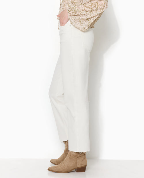 Jean droit taille haute avec bas coupés - PIMKIE - 4