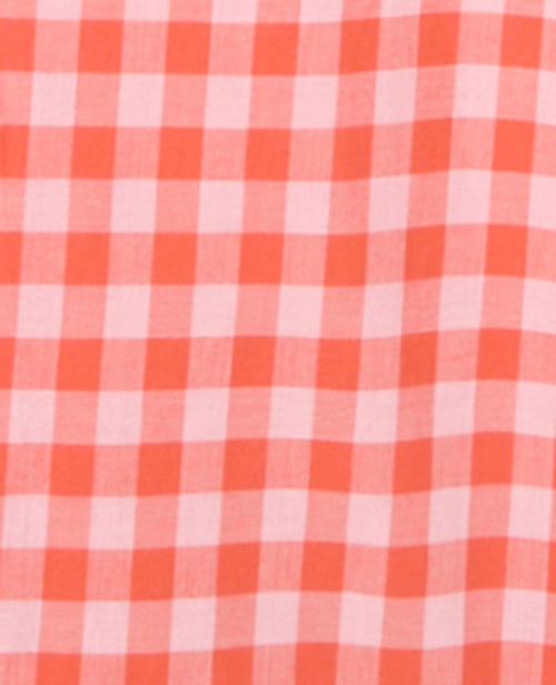 Pantalon droit taille élastiquée motif vichy - PIMKIE - 7