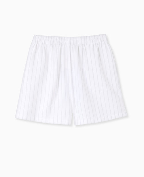 Short rayé façon pyjama d