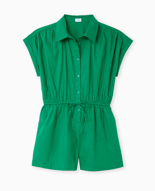 Combishort chemise avec taille élastiquée - PIMKIE - 4