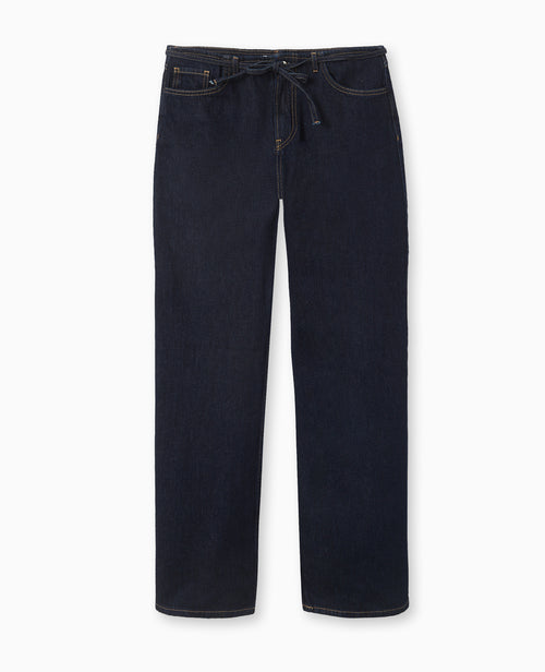 Jean droit taille basse avec ceinture à nouer - PIMKIE - 4