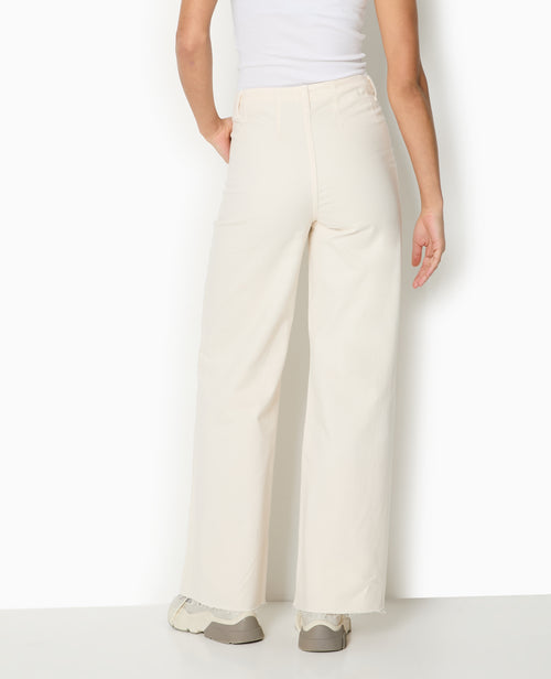 Jean droit taille haute fausses poches devant - PIMKIE - 6