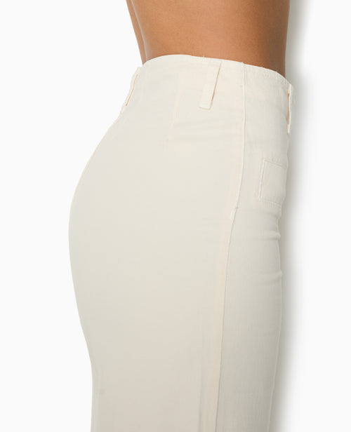 Jean droit taille haute fausses poches devant - PIMKIE - 7