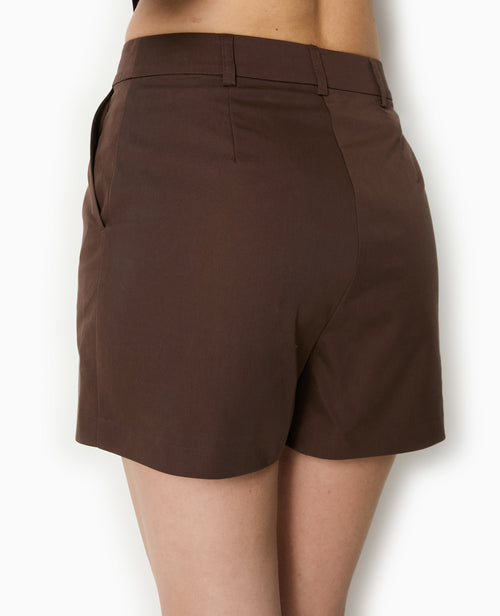 Short city en toile taille haute - PIMKIE - 2