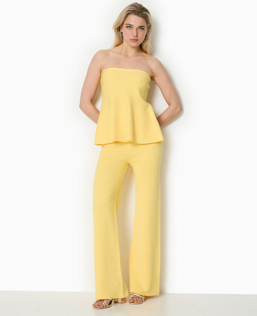 Pantalon droit en tricot - PIMKIE - 1