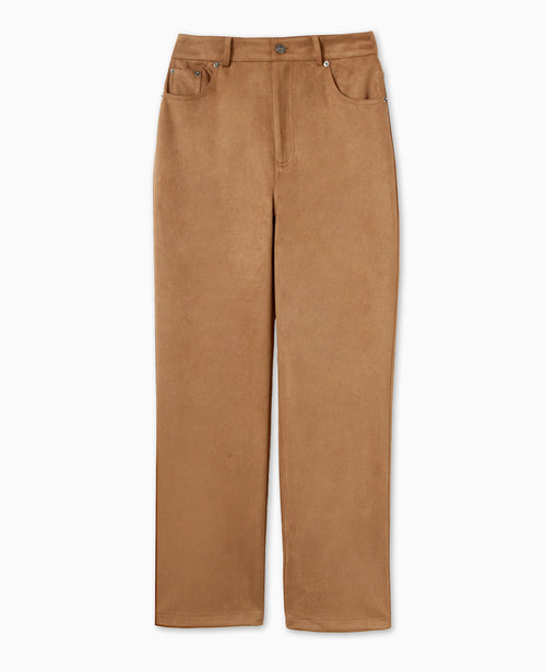 Pantalon droit en suédine - PIMKIE - 4
