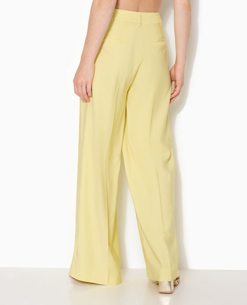 Pantalon large et droite en tissu fluide - PIMKIE - 6