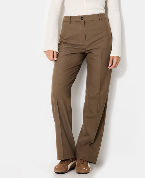 Pantalon droit motif mini pied-de-poule - PIMKIE - 5