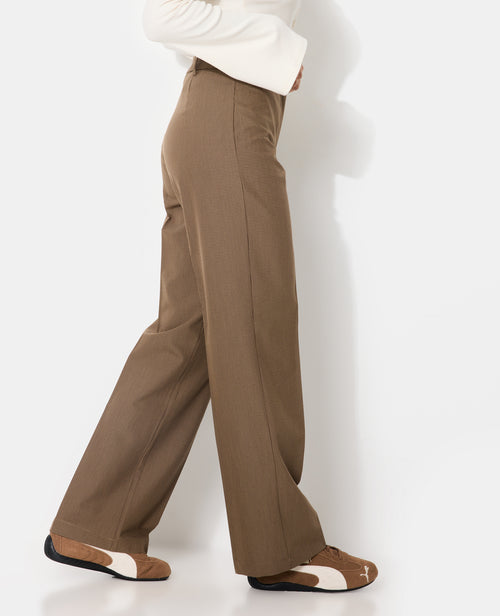 Pantalon droit motif mini pied-de-poule - PIMKIE - 7