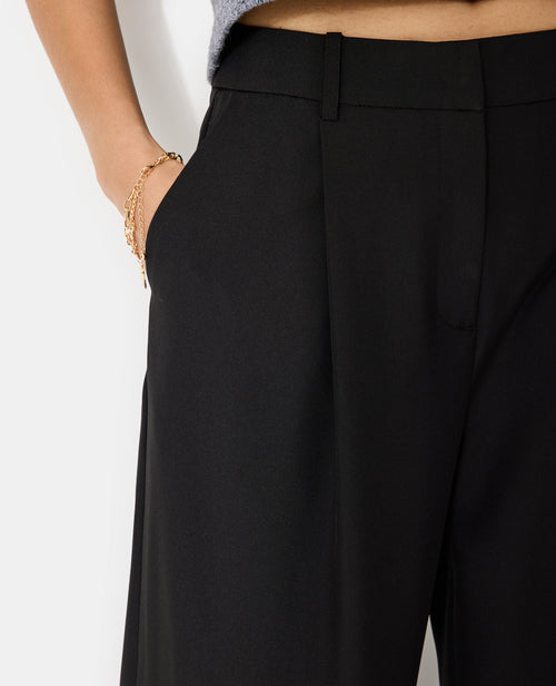 Pantalon large et droit avec pinces - PIMKIE - 2