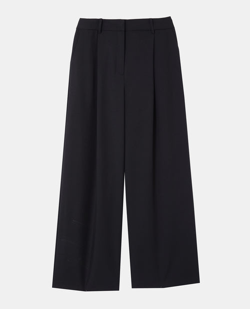 Pantalon large et droit avec pinces - PIMKIE - 4