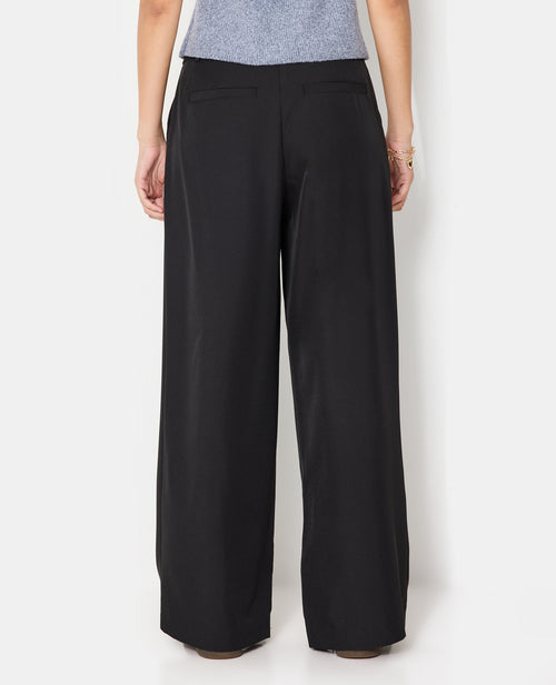 Pantalon large et droit avec pinces - PIMKIE - 6