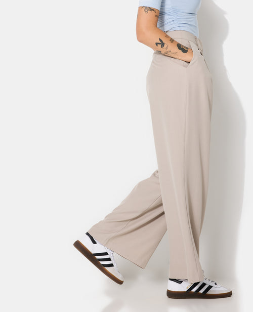 Pantalon large et droit avec pinces - PIMKIE - 2