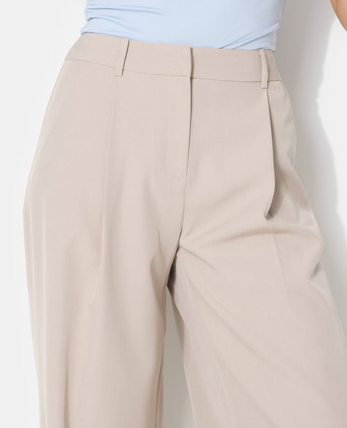 Pantalon large et droit avec pinces - PIMKIE - 7