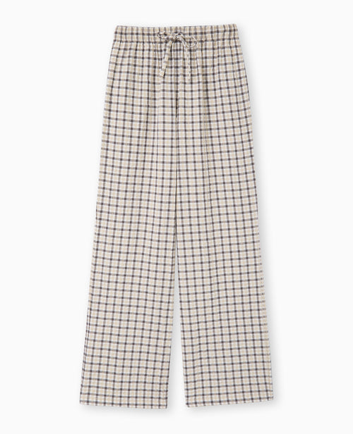 Pantalon droit à carreaux - PIMKIE - 4