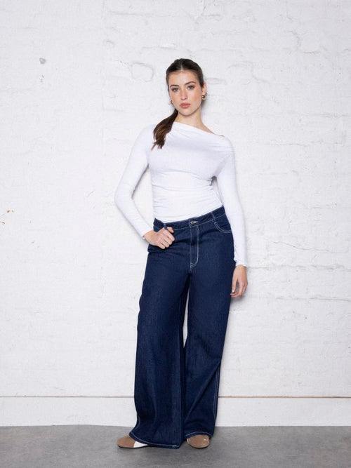 J99-3 / Jean baggy taille basse - PIMKIE - 1